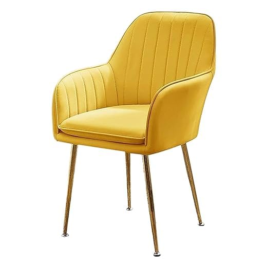 Yellow Velvet  Chair