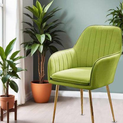 Green Velvet  Chair