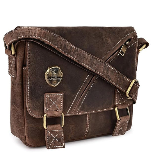 Catelina Premium Vintage Hunter Leather Handbag for Women | Stylish Anniversary Gift | Special Birthday Gift for Wife, Mother, Sister | Branded Ladies Purse | Elegant Sling Bag